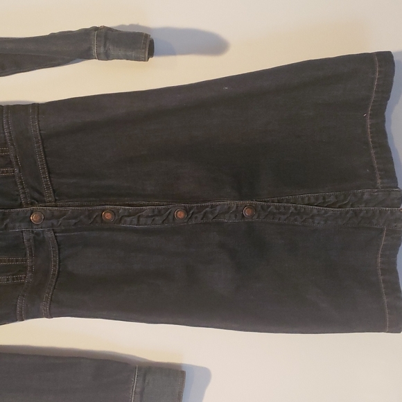 🎉 Vintage EUC Earl Jean P denim coat - fits XXS or XS if closed🎊 - Picture 3 of 11